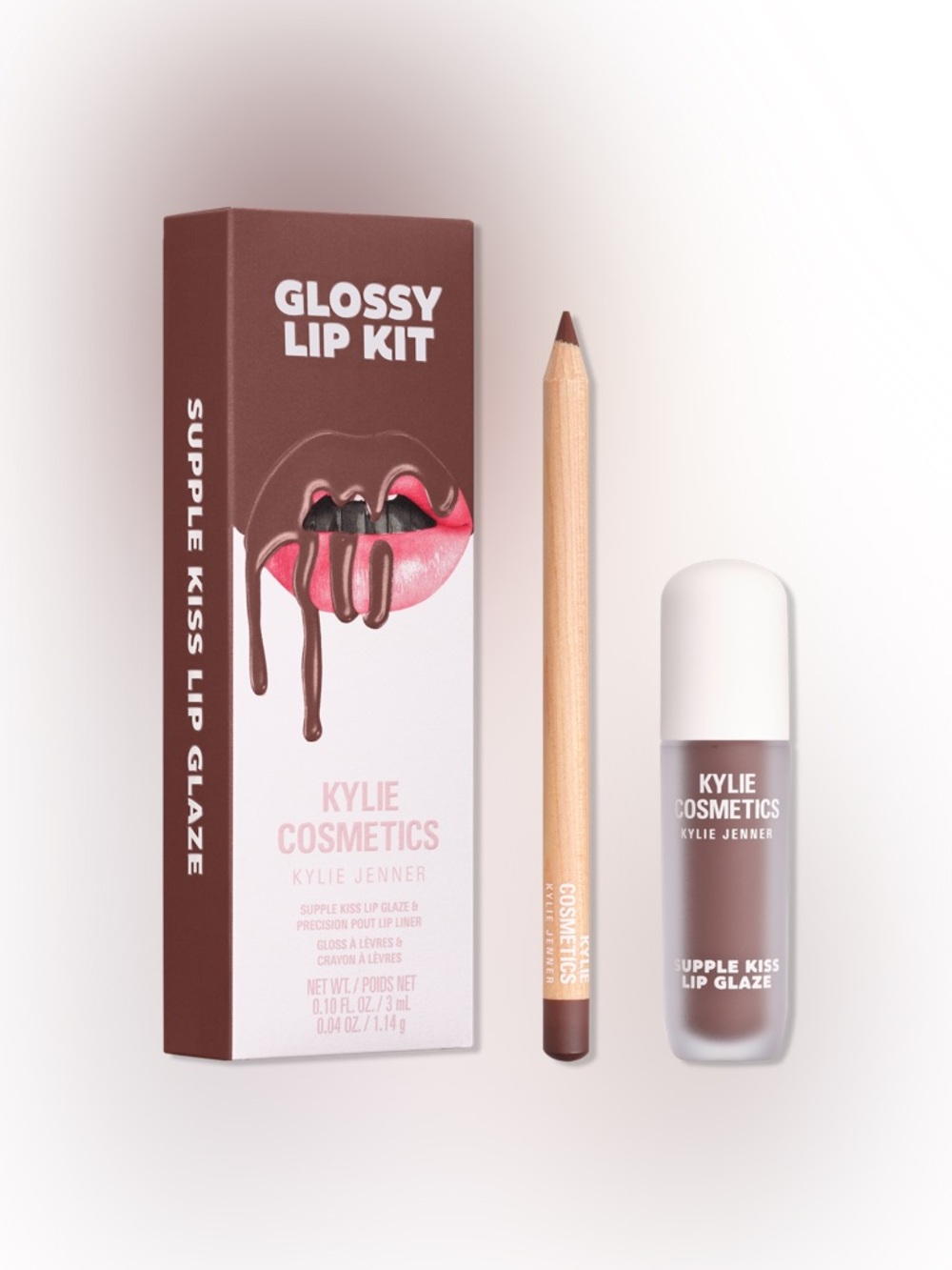 Kylie Cosmetics Glossy Lip Kit — Espresso  (BNIB)